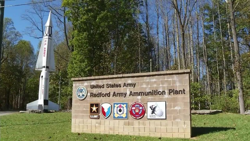 Radford Army Ammunition Plant Entry