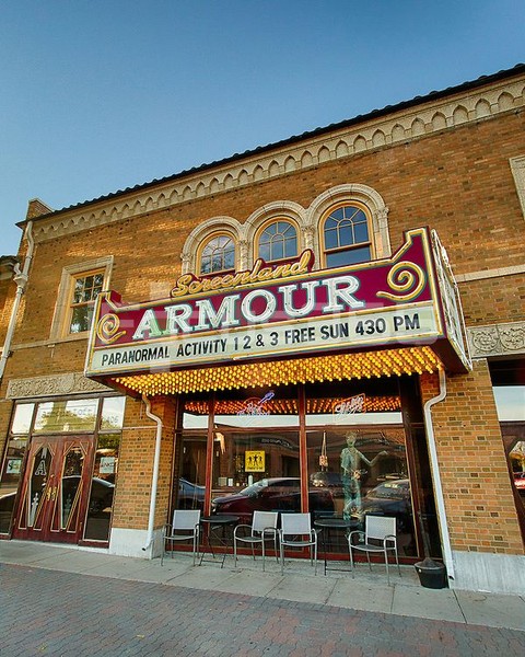 Exterior of the theater