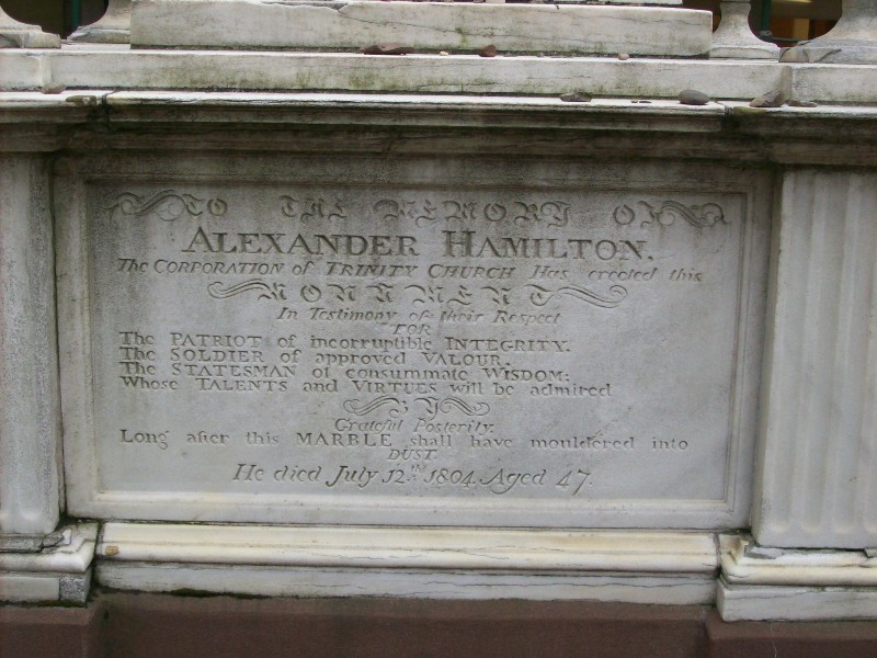 Hamilton met Burr at the duel, which was on July 11, 1804, in Weehawken, New Jersey.