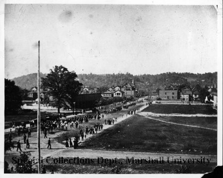 5th Ave, from Oley School looking North along 13th St, 1889