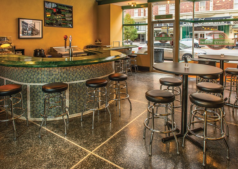 The interior of Mulberry Street Meatball Co., now closed