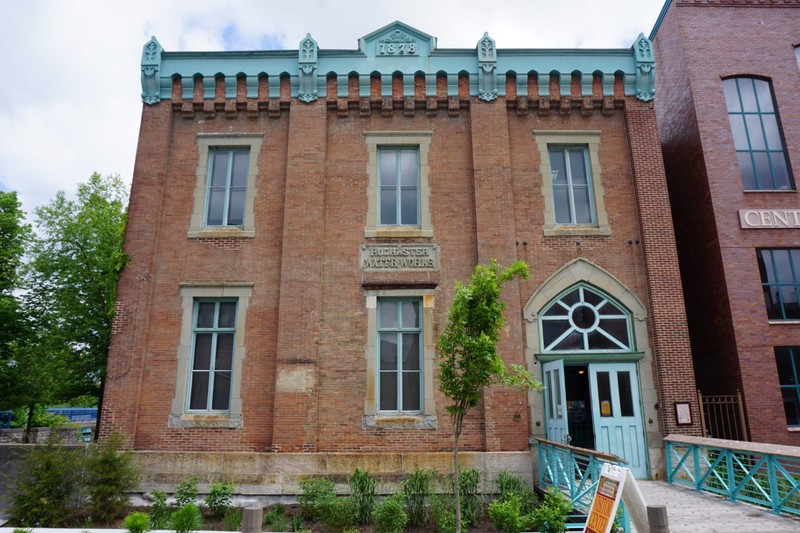 Exterior of High Falls Visitor Center and Museum