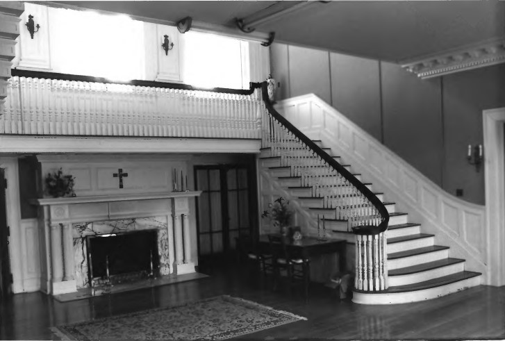 Building, Stairs, Black-and-white, Style