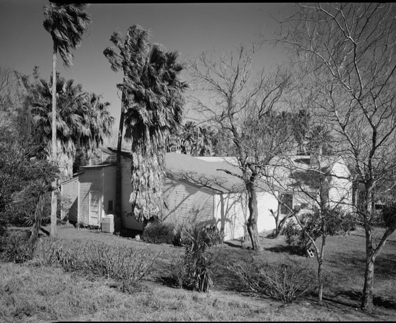 View of rear of Neale House looking northeast, 1979 photo by Bill Engdahl (HABS Survey TX-3282)