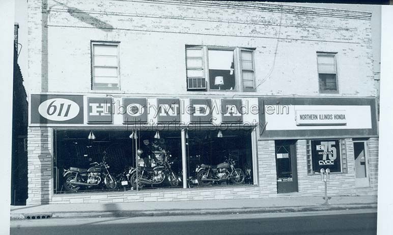 611 N. Milwaukee Avenue, Northern Illinois Honda,  circa 1974-1976