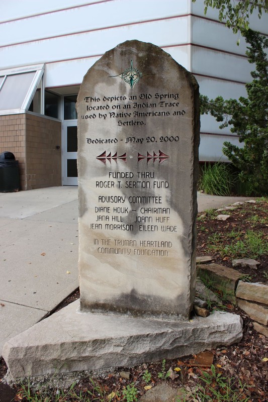 Stella at the Spring and Young Native American marker