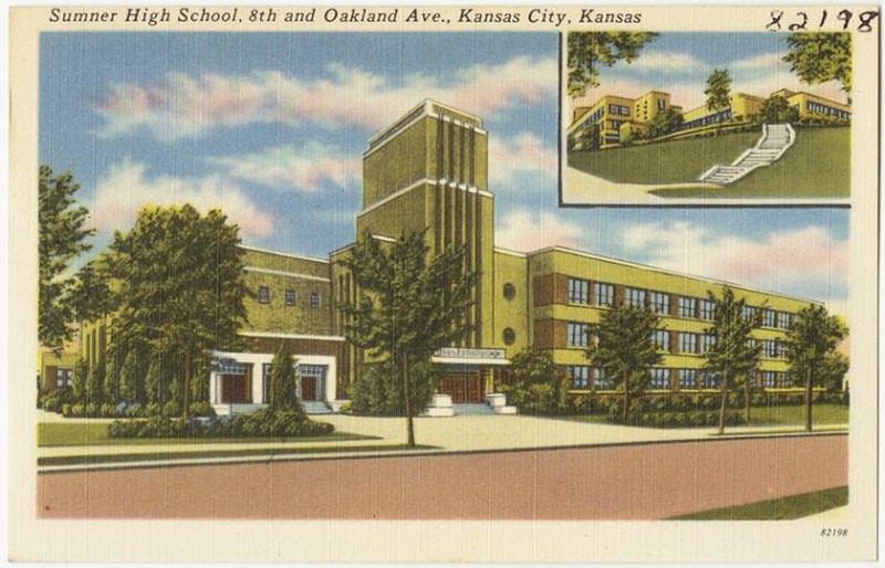 Sumner High School just after completion in 1939