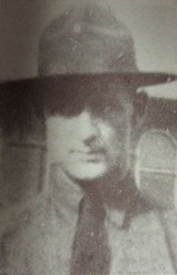 Lyle Mahan wearing hat