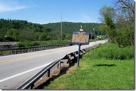The road that the Marker is located on