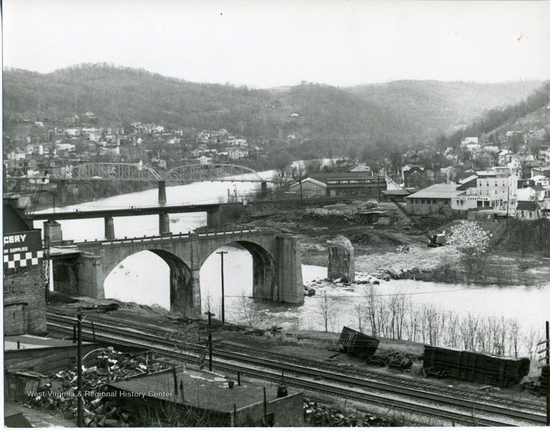 Grafton in 1960, four years before the Grafton Monster sightings began.