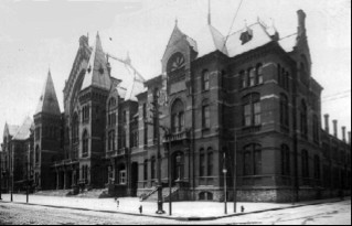 Early photo of the Music Hall