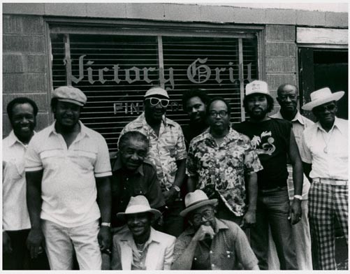 Musicians came together for a reunion concert at Victory Grill in 1987 