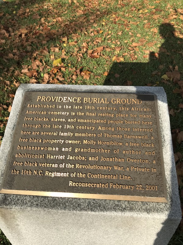 Historic marker placed at grave site in February 2002 for commemoration ceremony