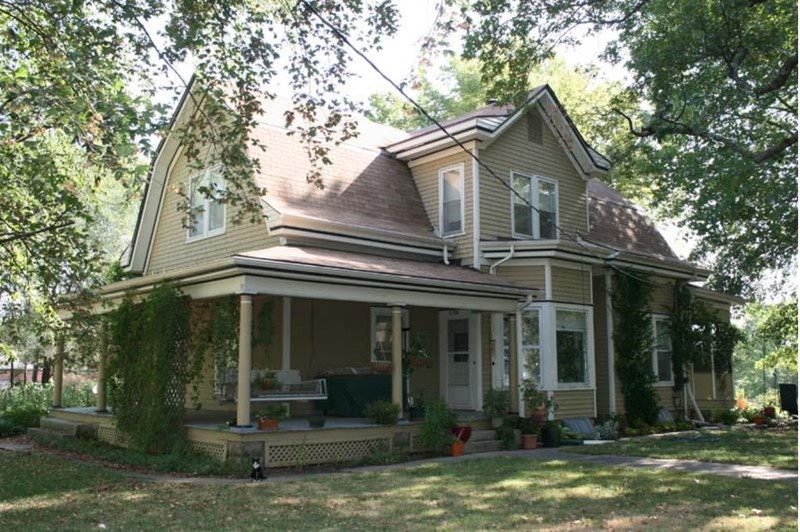 Photograph of northeast view of Kibbee Farmhouse from NRHP nomination (Ford 2012)