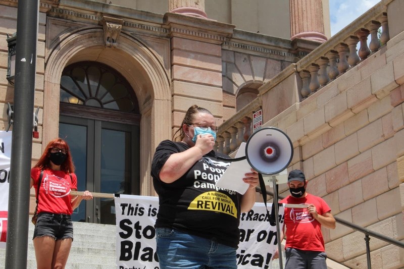 July 5, 2020 protests against inhumane conditions inside the Lancaster County Prison.