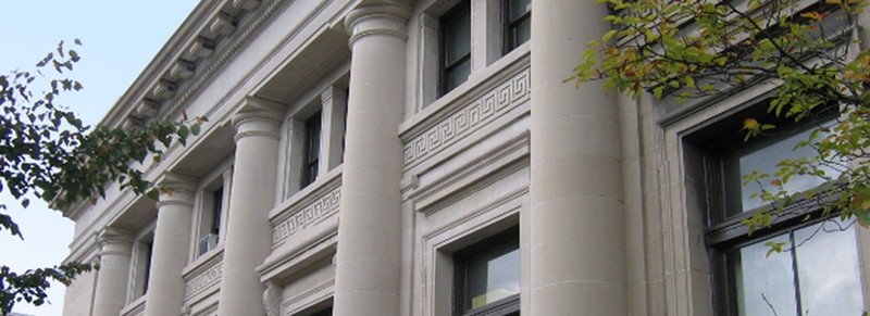 The Monongalia Arts Center building was originally a post office constructed in 1913. This building also houses the Morgantown History Museum.