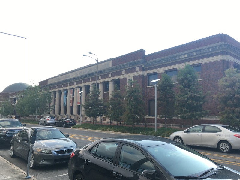 Great view of the Neo-Classical Revival architecture of the building. 