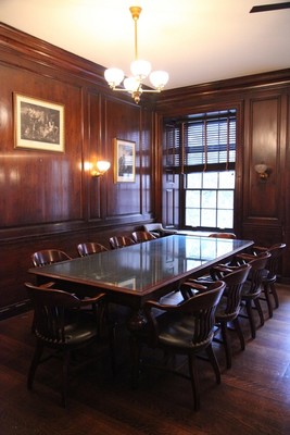 Conference room at Writers House that was once used as an office