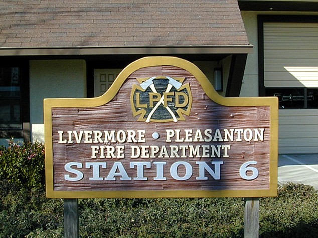 This sign will greet you and let you know you have arrived at Fire Station #6, the home of the longest burning light bulb!