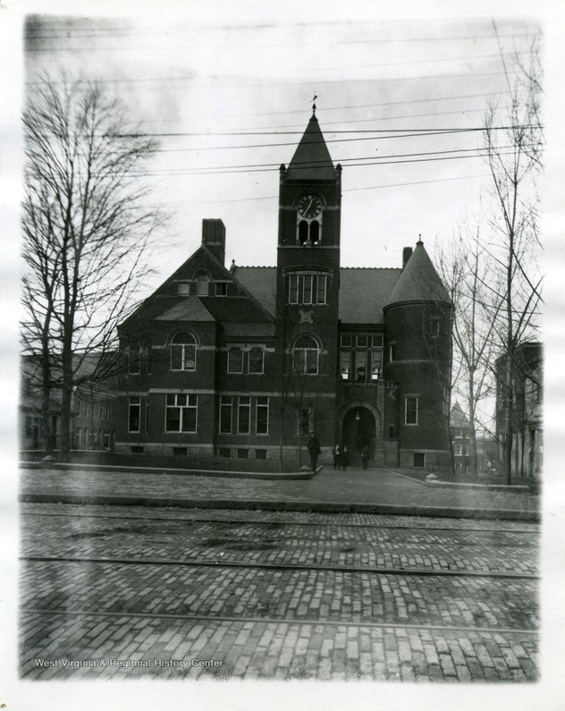 The Monongalia County Courthouse, ca. 1900-1910