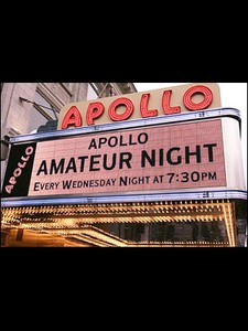 Apollo sign headlining the "Wednesday Amateur Night".