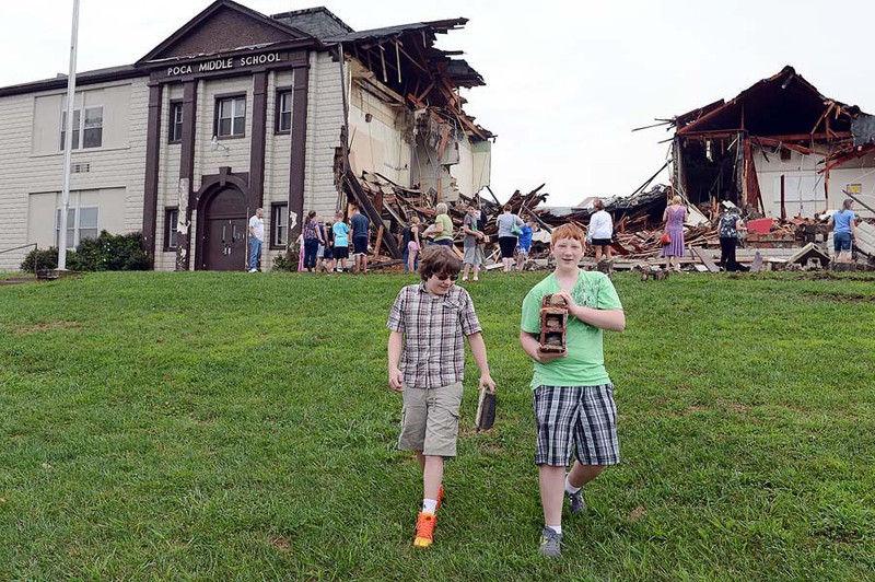 Demolition of Middle School 2012