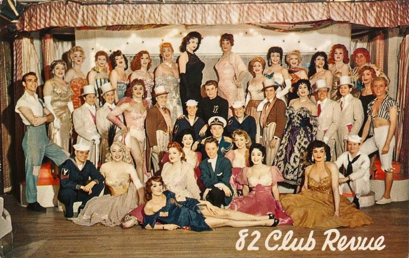 Performers at the club 