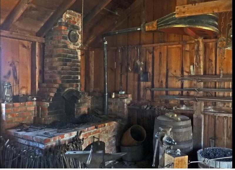 Inside the Blacksmith/Carpenter Shop