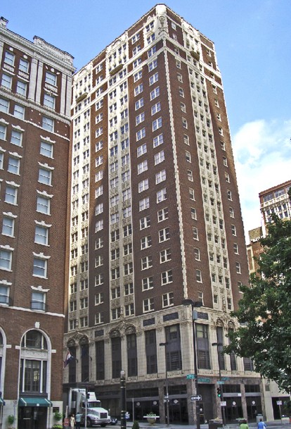 2008 photo of Hotel Phillips in Kansas City, now part Hilton Hotels.