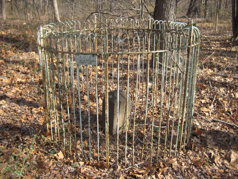 Original Federal Boundary Stone East Marker by F. Robby on HMDB.org