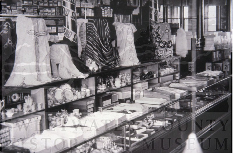 The interior of the Morris Mercantile