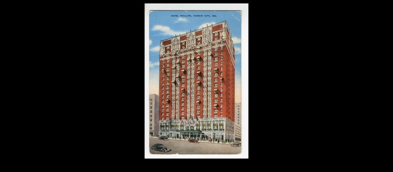 1939 postcard depicting the Philips Hotel