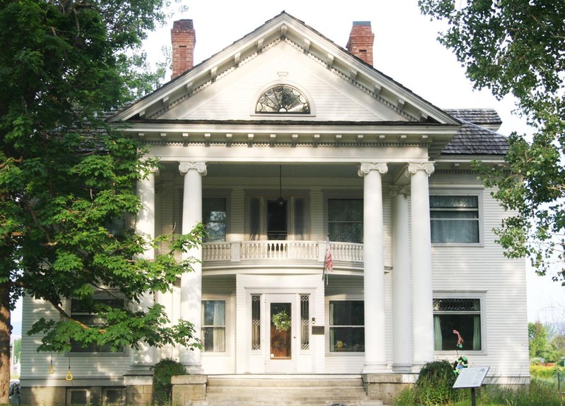 The Bass Mansion was built in 1908 by Dudley Bass, who, with his brother William, pioneered the fruit industry in Montana.