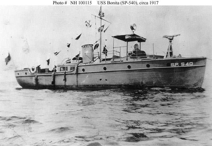  USS Bonita Section patrol vessel during World War I