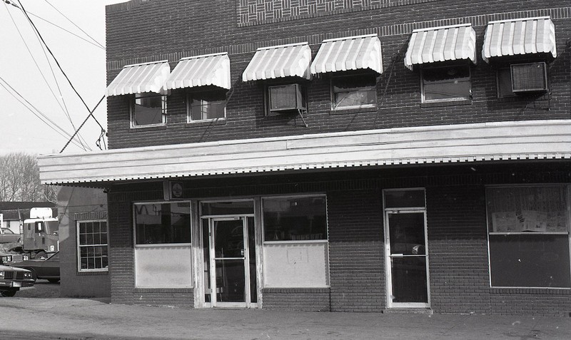 Property, Building, Black-and-white, Door