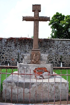 Sky, Cross, Cemetery, Font