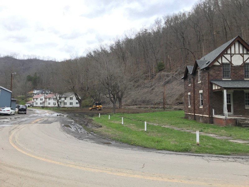 Former site of the clubhouse (demolished)