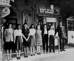 In front of Ferguson Theater 1939