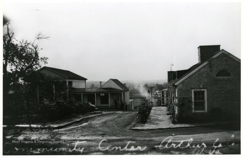 Administration Building (right) where Route 92 and A Road intersect