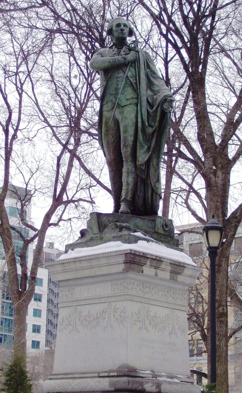 This statue made of bronze honors Marquis de Lafayette. He was a French aristocrat who became an Army General in the United States and fought on behalf of American rebels during the American Revolutionary War. The statue was casted in 1873 by French sculptor Frédéric Auguste Bartholdi, and was dedicated in 1876. The statue can be found in Union Square Park in Manhattan, New York. It is located on Park Avenue South and 16th street and is always free and open to the public. The piece is a sign of appreciation from the French government for help that the state of New York gave to Paris during the Franco-Prussian War. It is inscripted with the words, “in remembrance of sympathy in times of trial.”