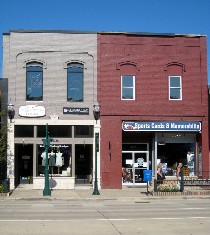 1883 Louis Eugene Palmer Block, east elevation, 2020