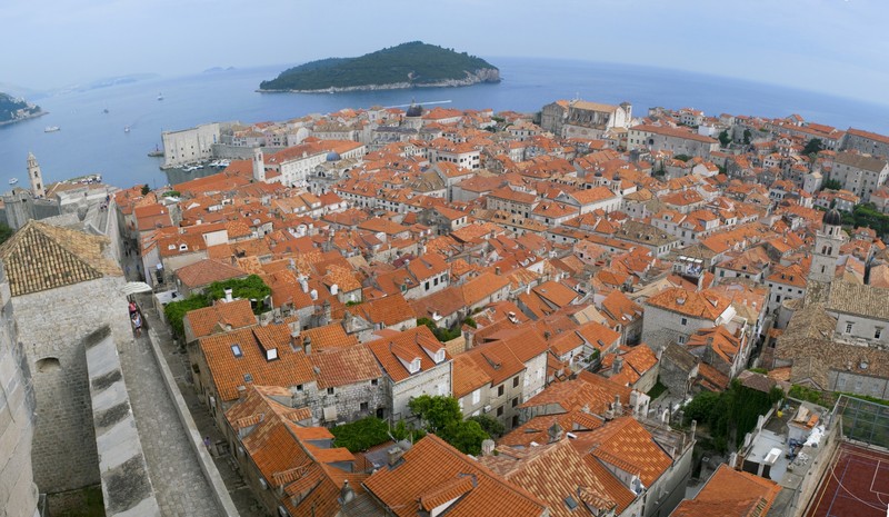 Top of the walls looking at Old City