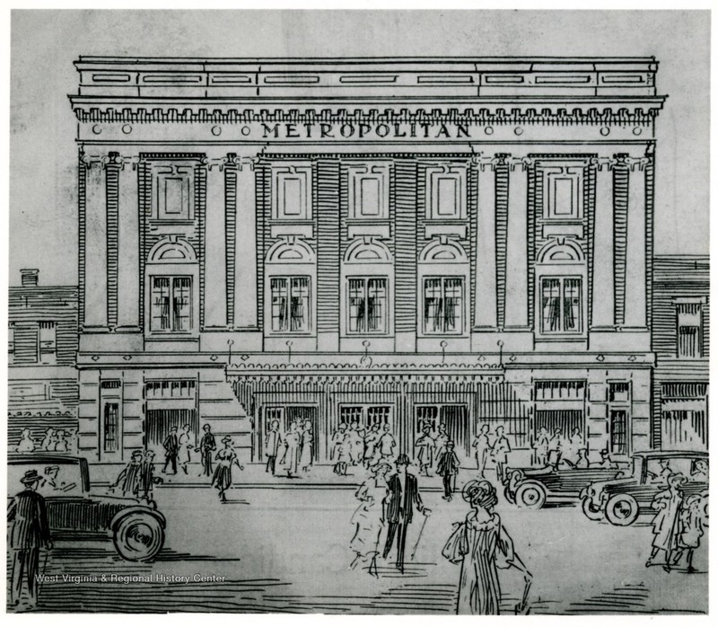 Illustration of the Metropolitan Theater from the 1924 Grand Opening program.