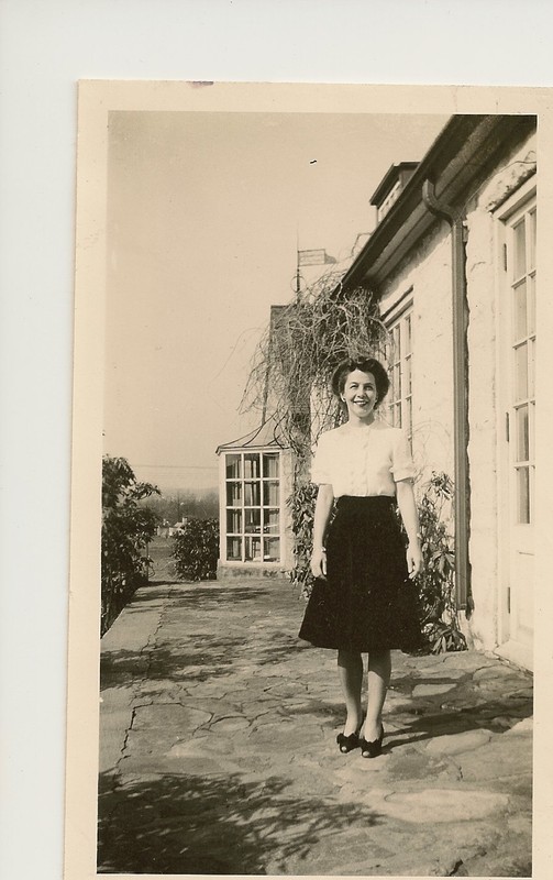 "Jo" outside of Admin in 1944