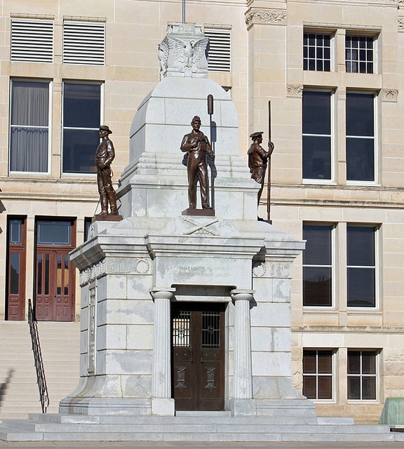 This image shows the statue prior to restoration