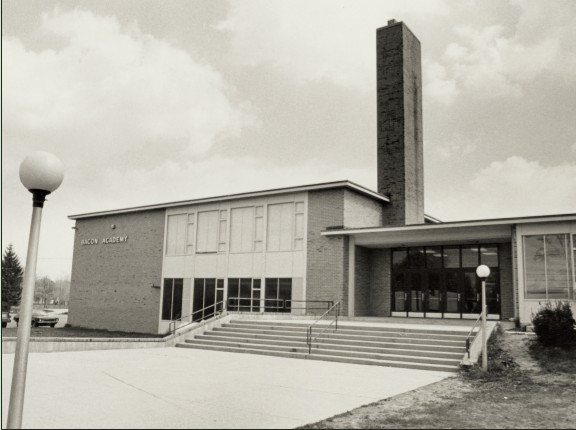 Bacon Academy in 1963, Second Building, Presently William J. Johnston Middle School