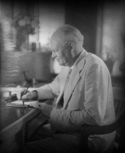 1932 photograph of Frank W. Darling, architect responsible for building Playland Amusement Park. 