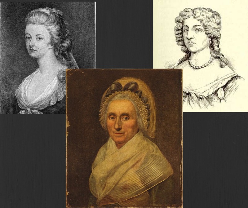 Renditions of Mary Washington through the years