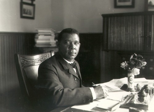 Booker T. Washington in his office, 1902