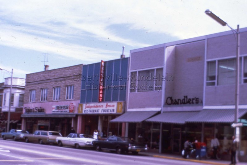 500 block, east side of Milwaukee Avenue, circa 1972